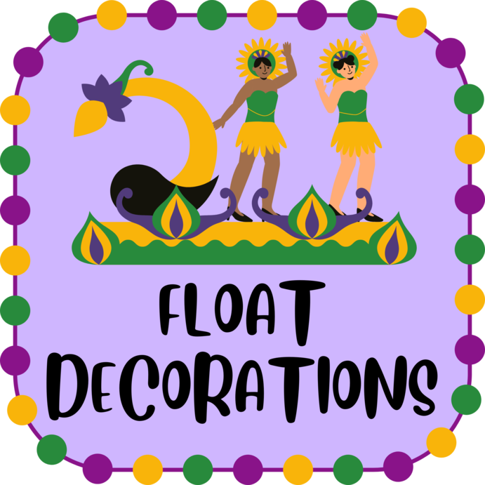 Mardi Gras - Float Decorations Mardi Gras - Float Decorations