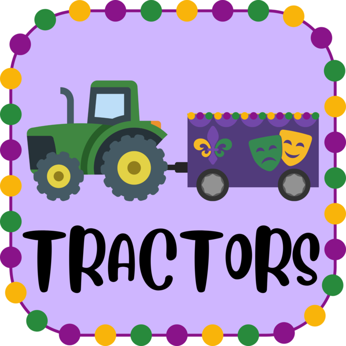 Mardi Gras - Tractors Mardi Gras - Tractors